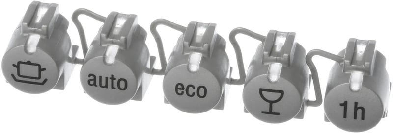 Tastensatz für Geschirrspüler Bosch 10005823 Edelstahl, 5 Tasten