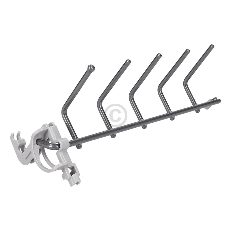 Klappstachel Oberkorb, rechts, dunkelgrau Klappstachelreihe Gläser Oberkorb, Dunkelgrau 12013193