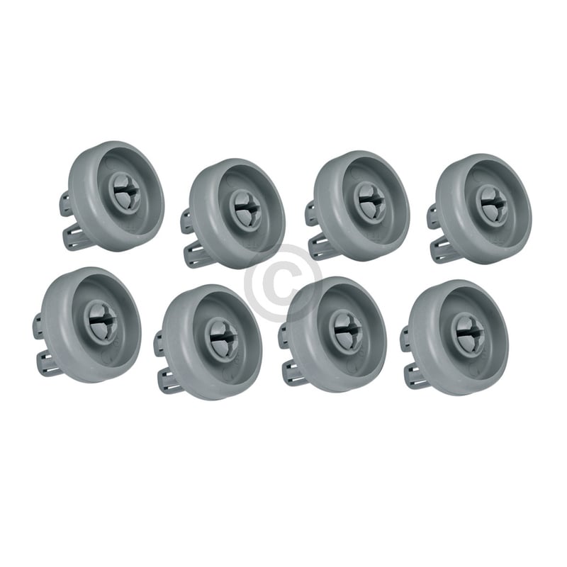 Korbrolle Set für Unterkorb Whirlpool 481252888112 in Geschirrspüler 8Stk