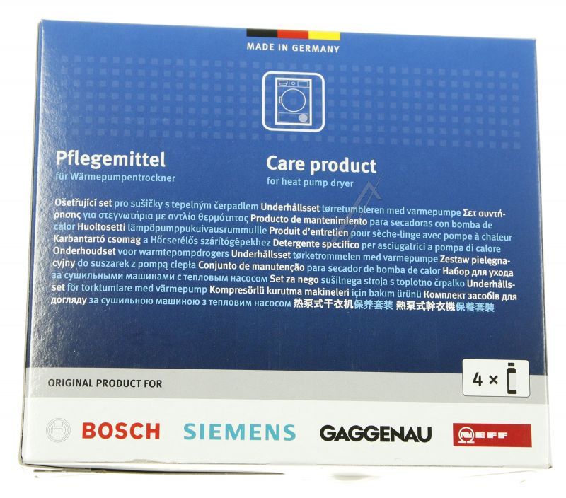 Bosch Siemens Trockner Pflegeset 00312111 ohne Pflegeprogramm