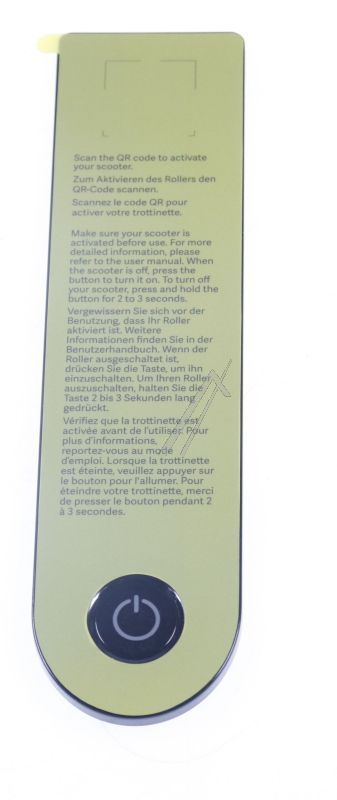 Anzeigeabdeckung Xiaomi Mi 4 Pro C002550032600 für E-Scooter Gehäuse