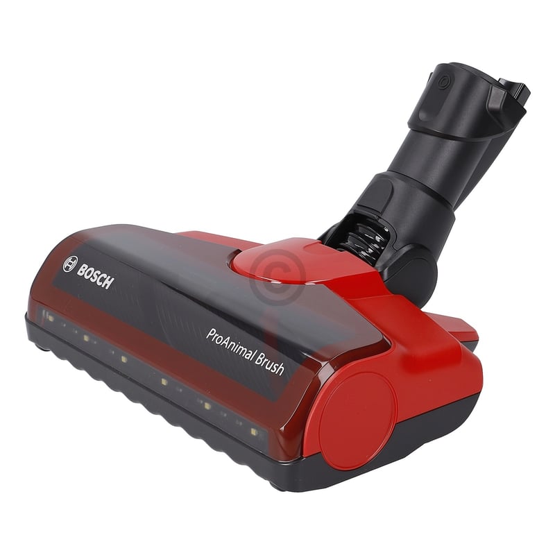 Elektrodüse für Staubsauger Bosch 17008987 rot/schwarz Klickverbindung Bürstenwalze