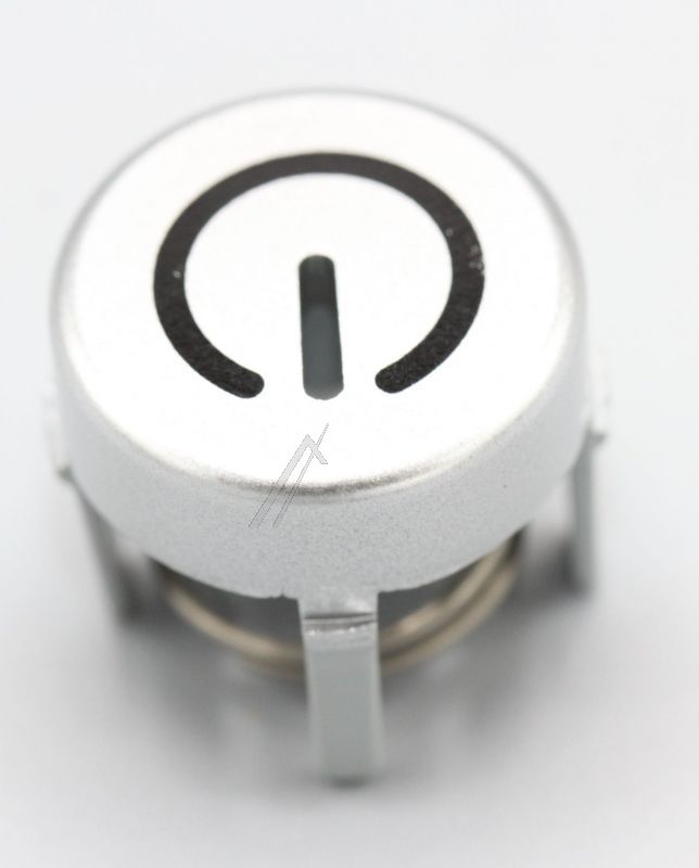 Start/Ein/Aus Taste für Geschirrspüler Whirlpool Indesit 488000299130 Chrom PLP2 LCD