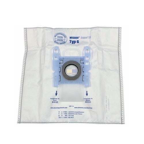 Filterbeutel Bosch Typ G ALL 17000940 BBZ41FFGALL Original 4Stk