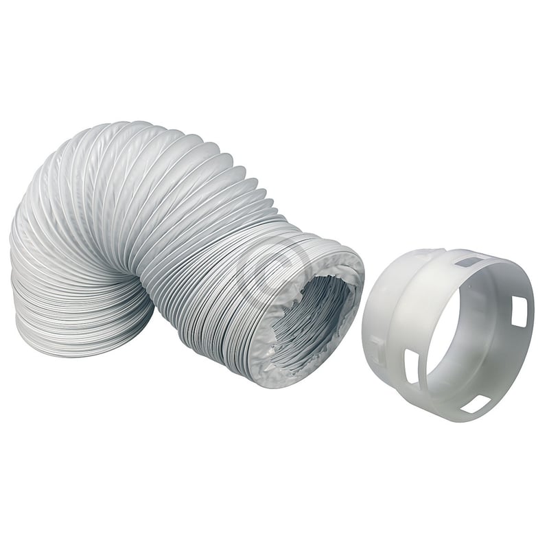 Abluftschlauchset 100erR 2m PVC Whirlpool 481231018413 AMH577 für Trockner