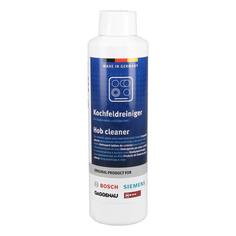 Kochfeldreiniger für Glaskeramik Induktion Edelstahl  BOSCH 00311896 250ml