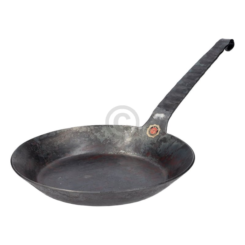 Eisenpfanne 24cmØ Turk 65524  mit flachem Hakenstiel