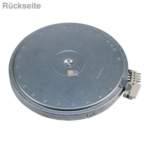 Strahlheizkörper 3kreis AEG 3890807229 EGO 10.52312.078 für Glaskeramikkochfeld