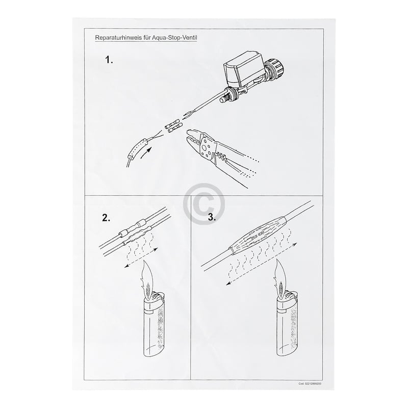 Reparatur-Set passend für Bosch 00645701 Bitron/ Elbi 10112091