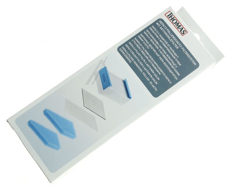 HEPA13-Filtersystem für Thomas-Staubsauger 787276 mit Aktivkohlefilter