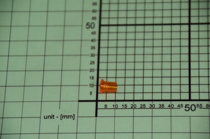 Lampenabdeckung orange Amica 8021961 für Backofen Herd