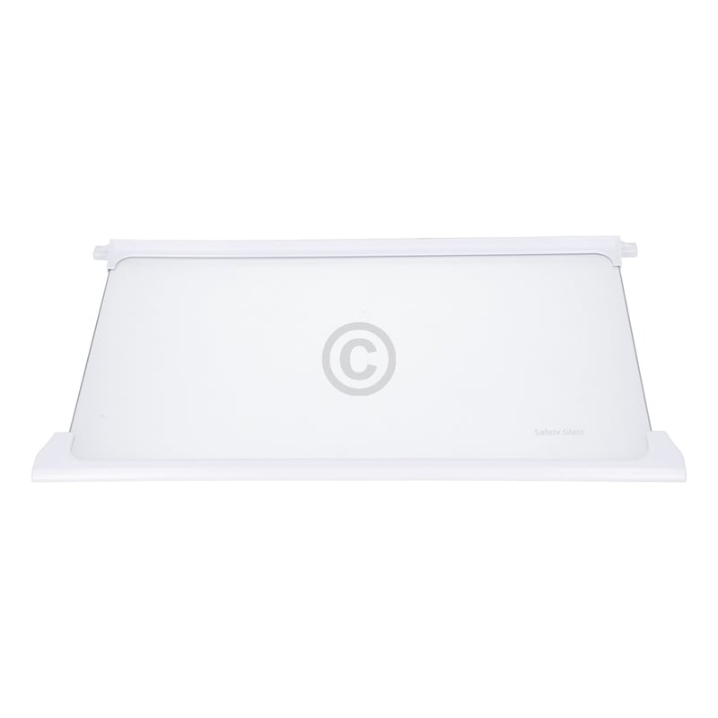 Glasplatte für oben mitte Kühlteil beko 4659370100 mit Leisten in KühlGefrierKombination Kühlschrank