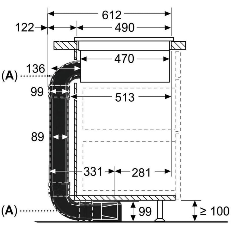 Umluftset für Bosch Siemens Ofen 17007181 Komplett