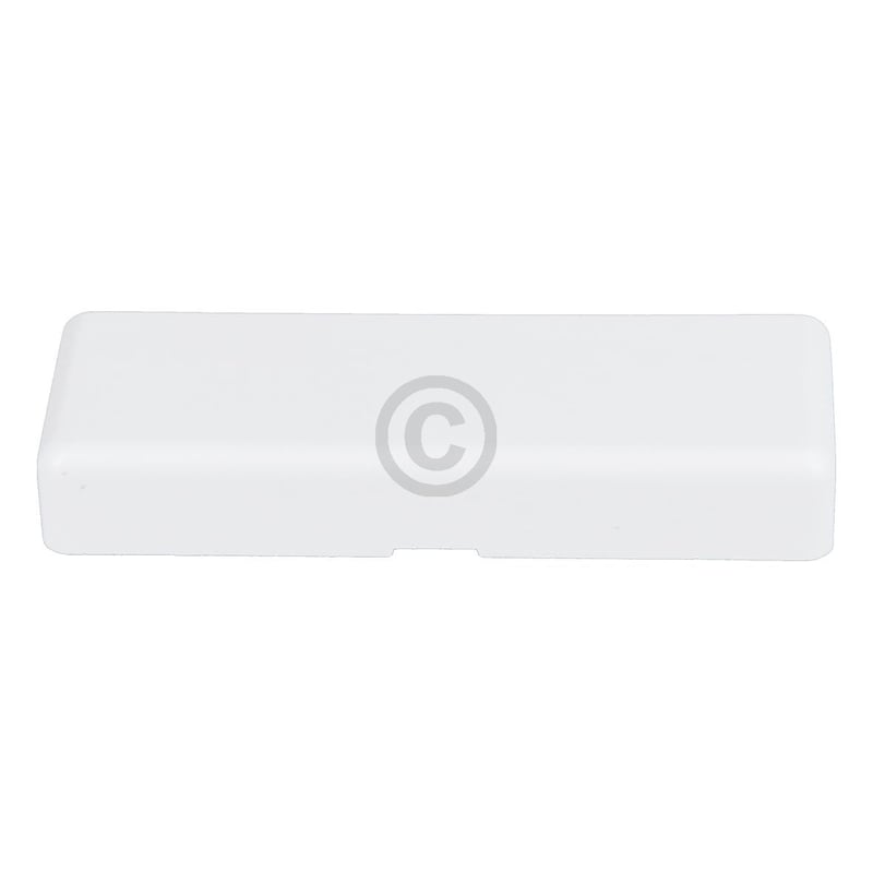 Abdeckung unten für Befestigungswinkel Festtüre LIEBHERR 9097227 an Kühlschrank Gefrierschrank 7424346