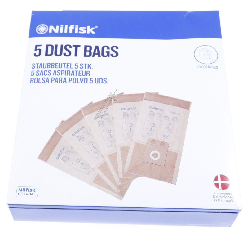 Nilfisk Staubsaugerbeutel Family/Business 5er-Pack