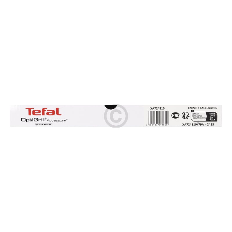 Belgisches Waffelplatten Set + Schöpfkelle Tefal XA724810 für Optigrill Kontaktgrill