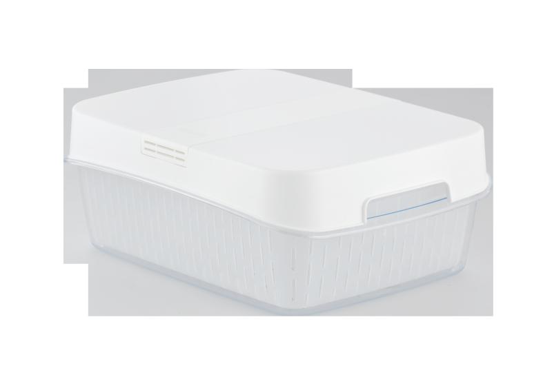 Lebensmitteldose mit Filter für Kühlschrank Haier Candy Hoover 35602790 Care+Protect 6.4L