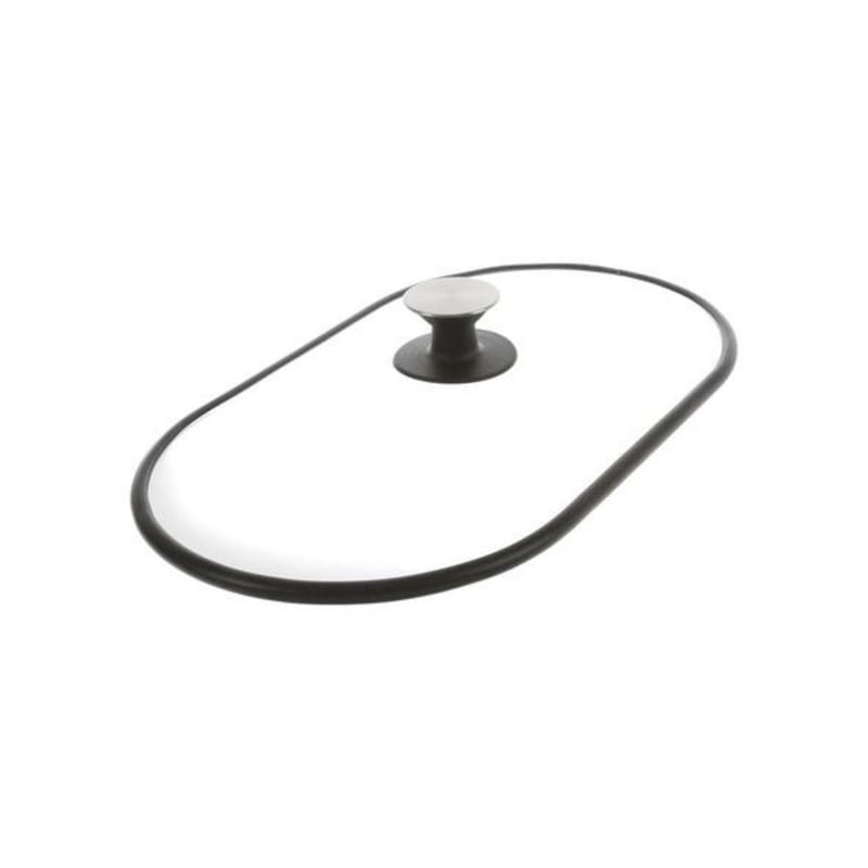 Glasdeckel mit Edelstahl Griff. 00775638