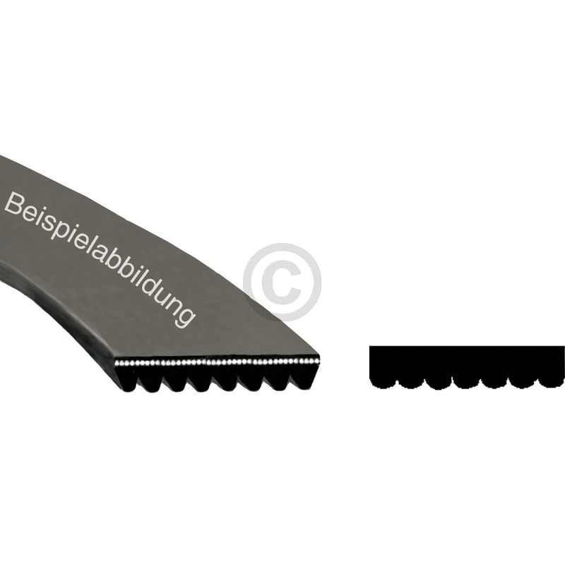 Keilrippenriemen 2010PH7 wie Whirlpool 480112101469 für Trockner