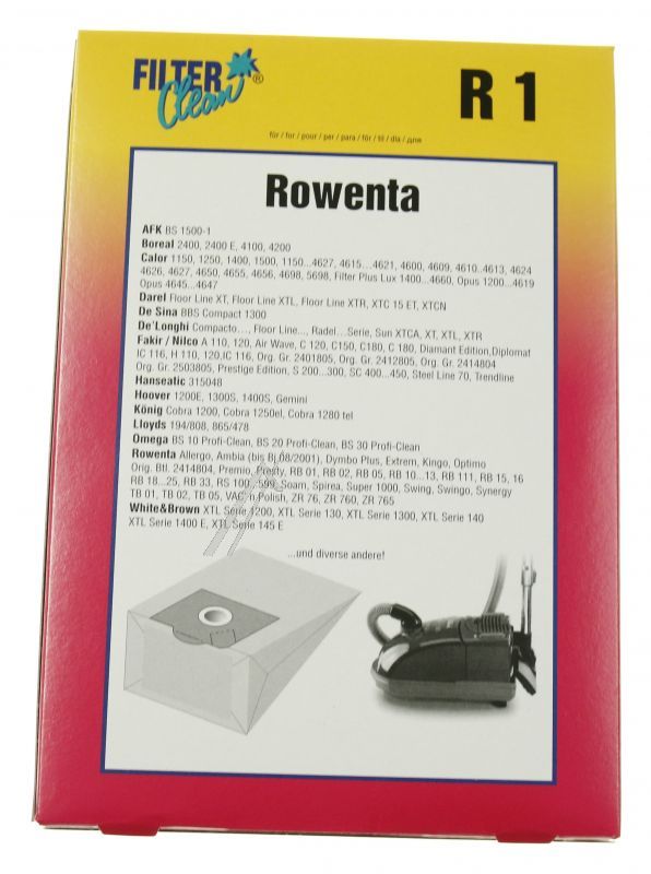 R1-Beutel für Staubsauger Filterclean 000051K 5 Stück