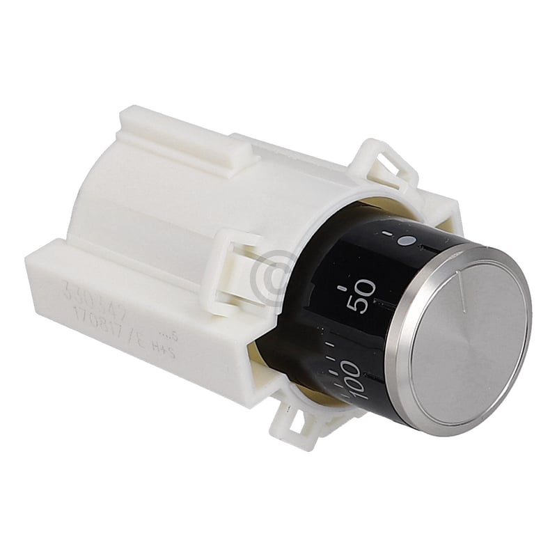 Drehgriff-Temperatur SCHWARZ / Deckel Edelstahl, 00612489