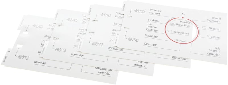 Legende 00633470 für Trockner Bosch 00633470 Kondensator