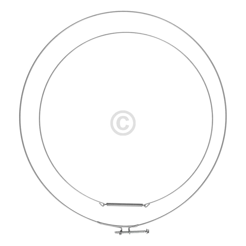 Waschmaschinen-Türdichtung Bosch Siemens 20007281 Laugenbeständig, anthrazit