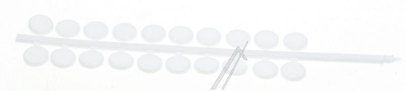 Abdeckkappenblock weiß für Kühlschrank Liebherr 741269800 Dekor weiß