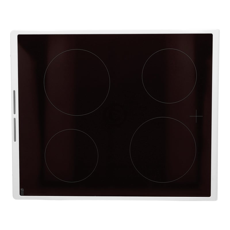 Glasplatte mit Rahmen, weiss, 50x60cm