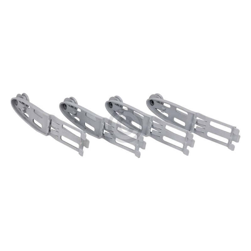 Korbrolle mit Halter für Oberkorb Bauknecht 481252888117 für Geschirrspüler 4Stk