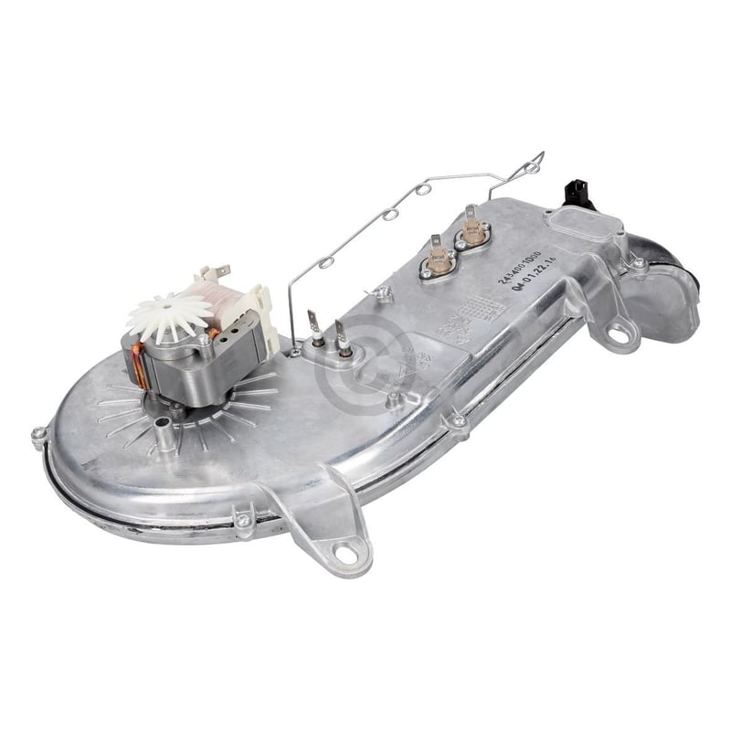 Heizkanal mit Heizung Lüfter beko 2434001000 für Waschtrockner