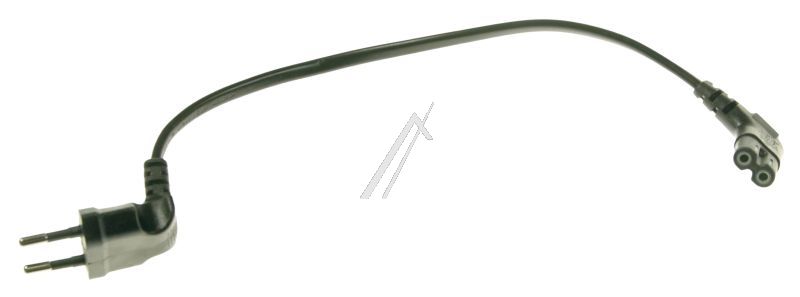 Winkel-Netzkabel für E-Scooter Com 30cm kurz, schwarz