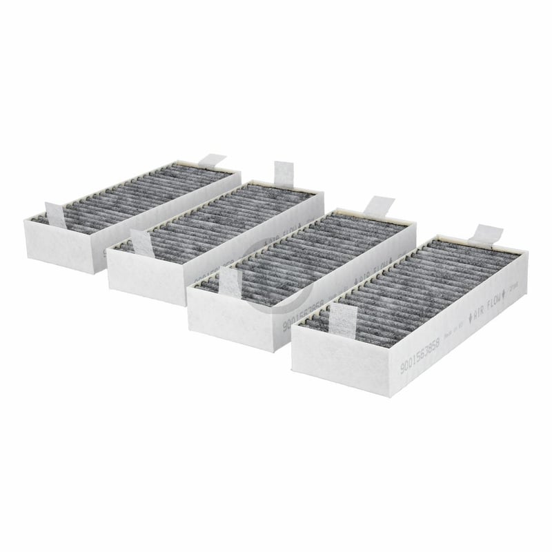 Geruchsfilter CleanAir Plus Set SIEMENS 17006642 für Induktionskochfeld mit Dunstabzug 4Stk