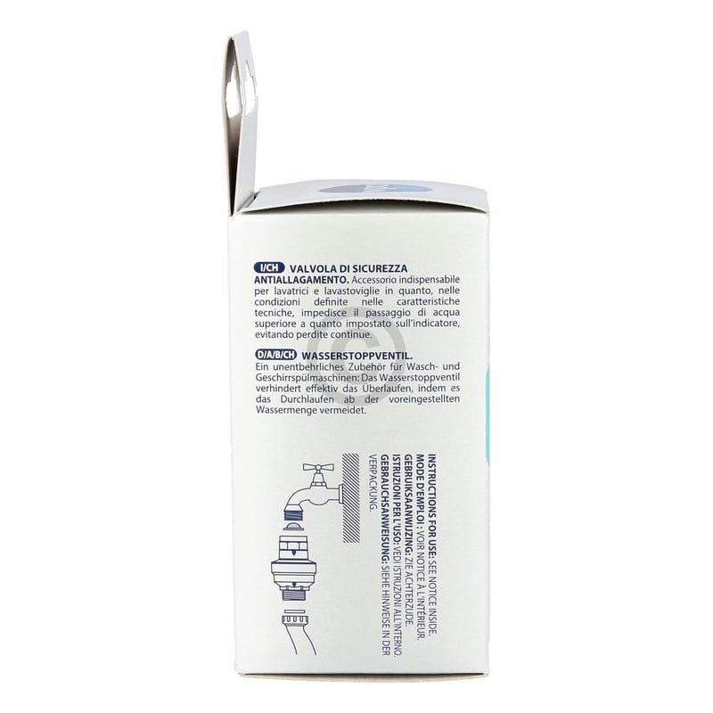 Sicherheitsventil mit Durchflussmengenmesser Wpro ACQ002 für Waschmaschine Geschirrspüler