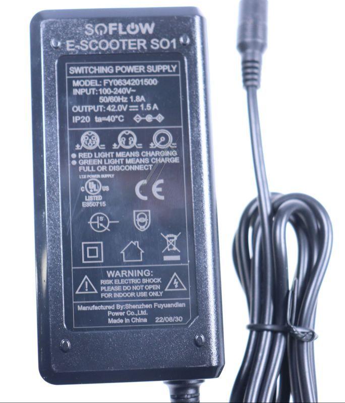 Ladegerät SoFlow 800.250.57 für E-Scooter SO1 Pro