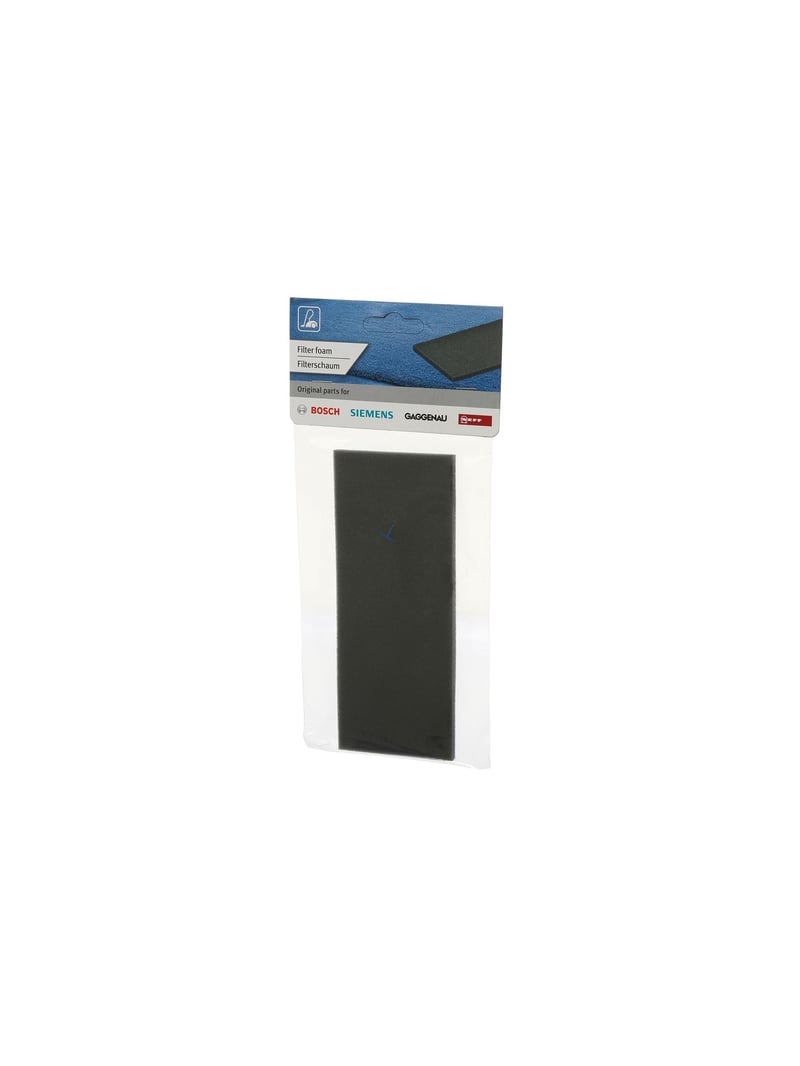 Filterschaum Bosch 17000301 für Filter Staubsauger Waschbar