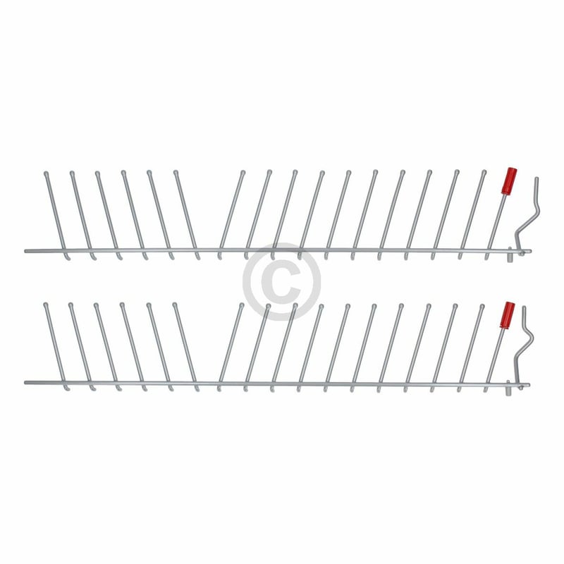 Klappstachel Set für Unterkorb, vorne, silber Bosch 12034645 für Geschirrspüler