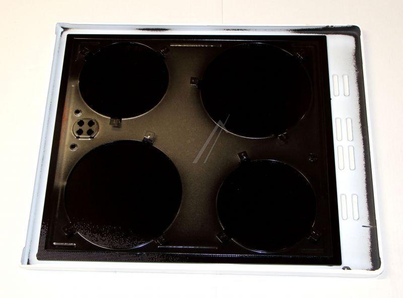 Glaskeramikrahmen grau für Beko Ofen C00864638 Kochfeld