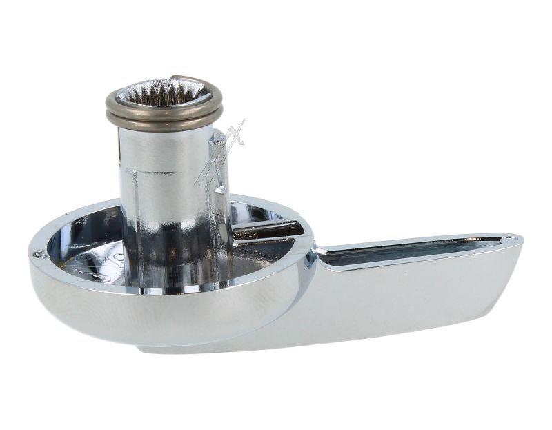 Dampftaste verchromt mit Feder für DeLonghi Kaffeemaschine AS00008931 Knopf, verchromt, Feder