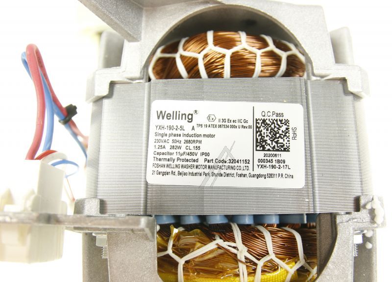 Waschmaschinenmotor Vestel 32041152 7/8/9kg 45mm