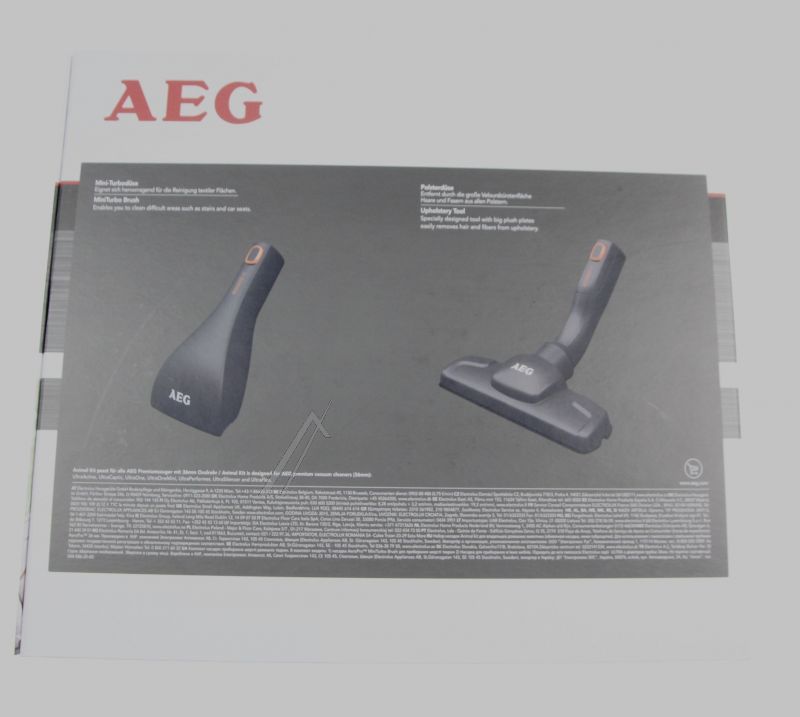 Akit13 Düse für Staubsauger Electrolux 9001679647 Matratzen-, Polsterdüse, Mini-Turbodüse, 36mm oval