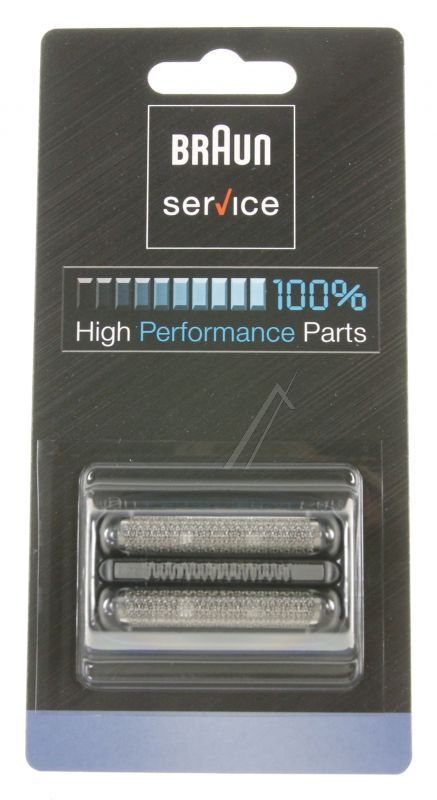 Rasierkopf für Braun Rasierer 81633296 Scherkopf Schwarz