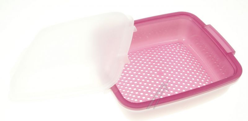 Wpro STM008 Dampfgarbehälter für Mikrowelle Whirlpool 482000013392 Rechteckig, Dampfgaren