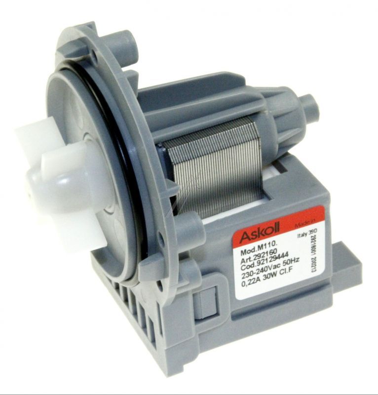Ablaufpumpe für Waschmaschine Candy Hoover 92129444 50Hz, 0,22A