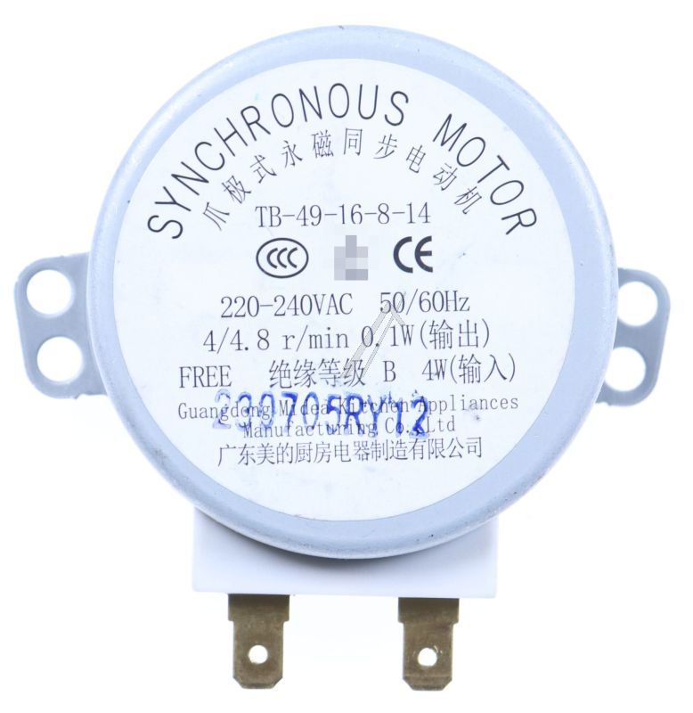Drehtellermotor für Mikrowelle Midea 11002014000293 AC 4W 4/4,8 U/min