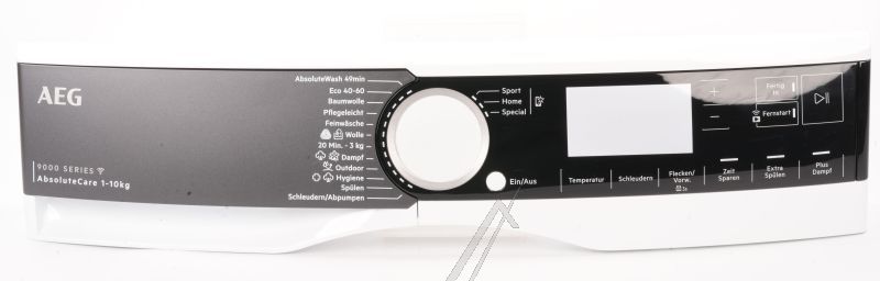 Bedienfeld weiß für Waschmaschine AEG 140245108026 Blende Steuerung