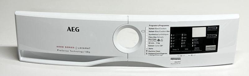 Bedienblende Handgriff für Waschmaschine Aeg 140070219013 Steuerung Frontblende