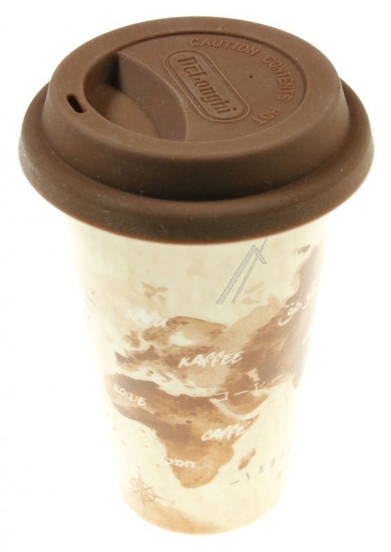 Keramikbecher 300ml für DeLonghi Kaffeemaschine 5513281031 doppelwandig