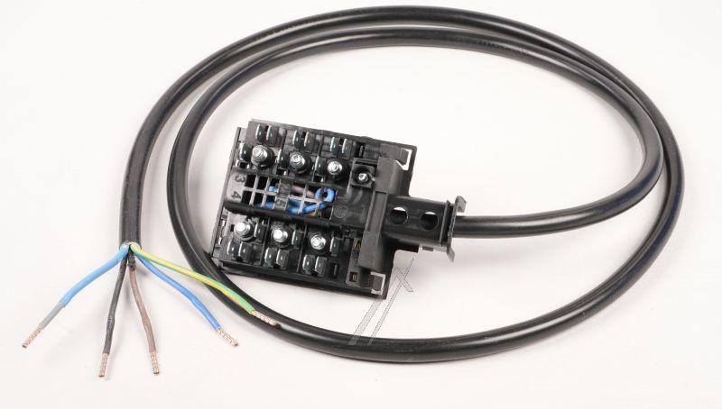 Anschlussdose mit Kabel 6-polig für Ofen AEG 140202855015 Anschlusskabel Herdanschluss