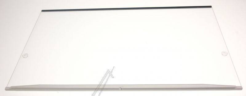 Glasplatte vorne mit Edelstahlleiste für Kühlschrank Liebherr 727634000 Front, transparent, rostfrei